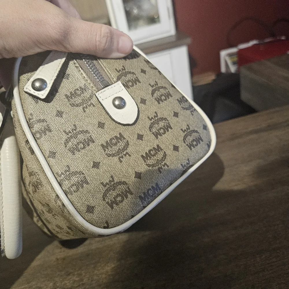 MCM Munchen Mini Bowler Bag - Picture 10 of 16